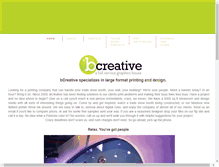 Tablet Screenshot of bcreativeprinting.com